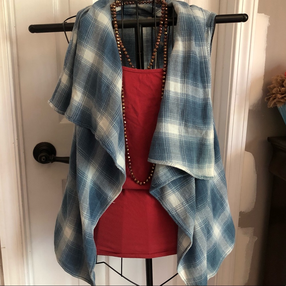 Dylan Rugged Indigo Vest size small.